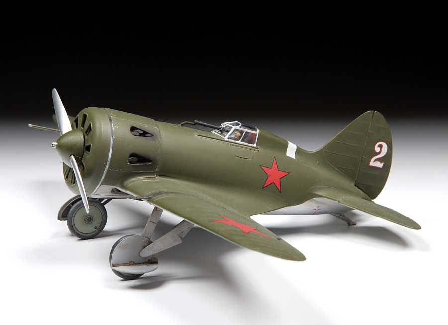 Model Kit letadlo 4832 - Polikarpov I-16 Type V Soviet Fighter (1:48)