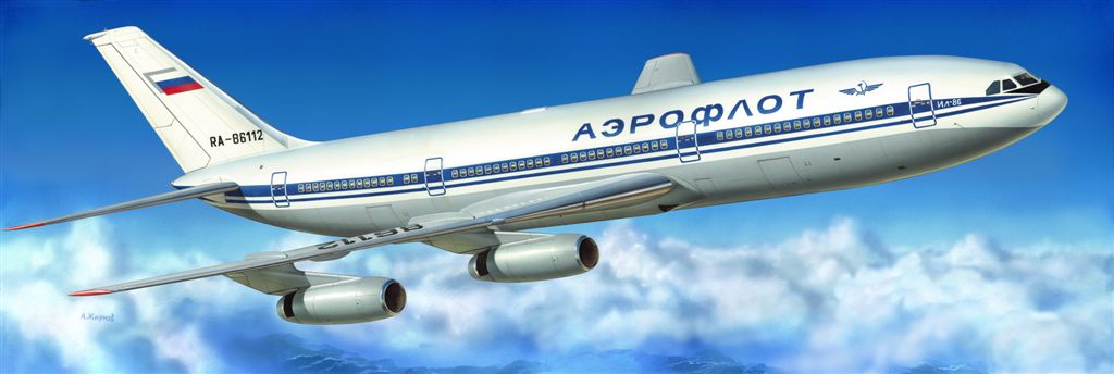 Model Kit letadlo 7001 - Ilyushin IL-86 (1:144)