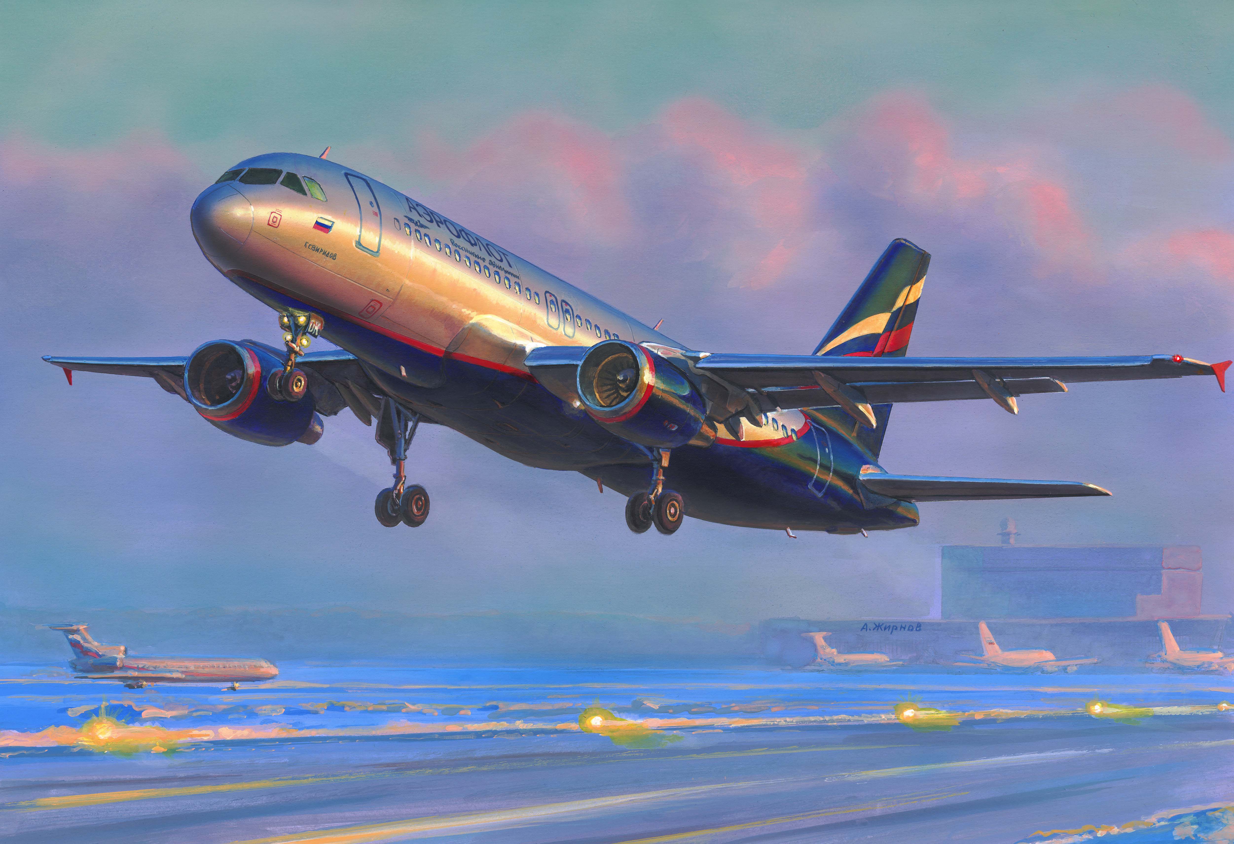 Model Kit letadlo 7003 - Airbus A-320 (1:144)