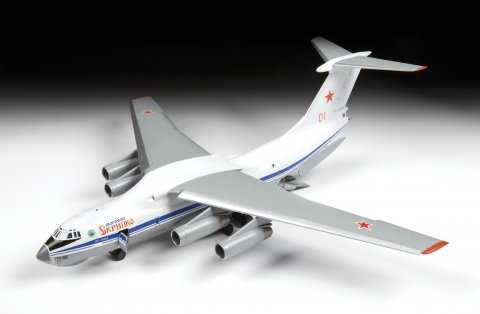Model Kit letadlo 7011 - Russian strategic airlifter IL-76MD (1:144)
