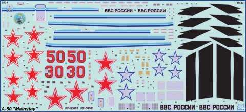 Model Kit letadlo 7024 - Beriev A-50 "Mainstay" (1:144)