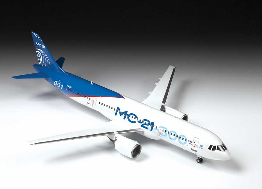 Model Kit letadlo 7033 - Civil Airliner MC-21-300 (1:144)