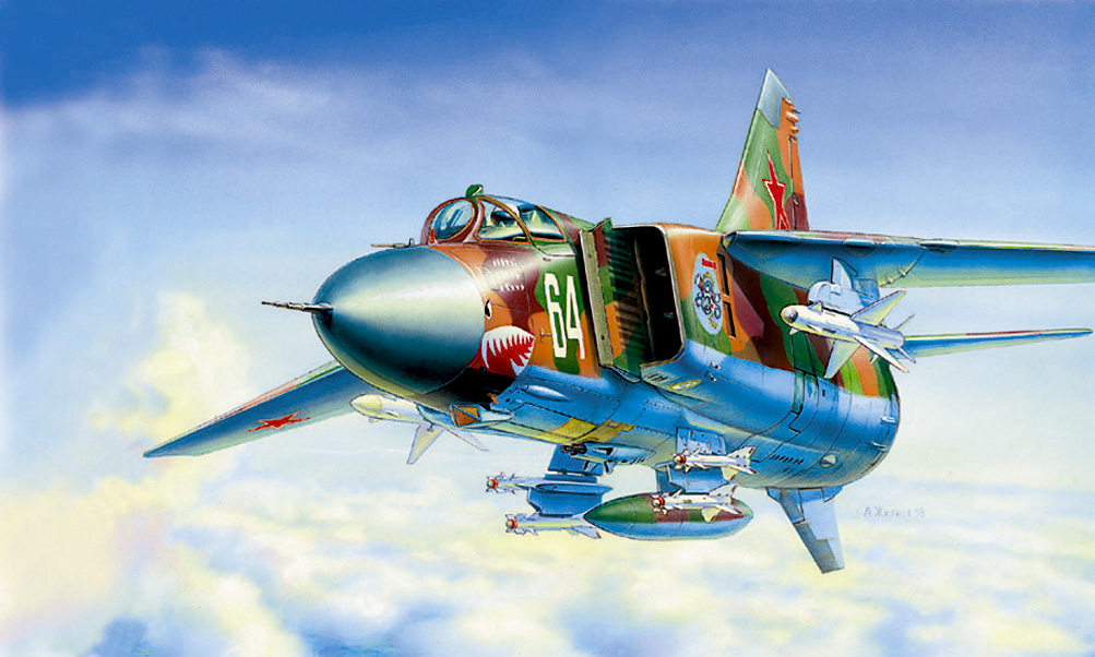 Model Kit letadlo 7218 - MIG-23 MLD Soviet Fighter (re-release) (1:72)