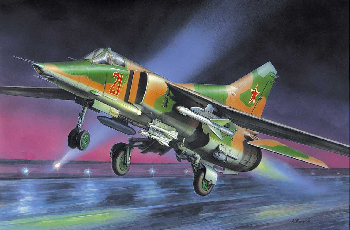 Model Kit letadlo 7228 - MIG-27 (re-release) (1:72)