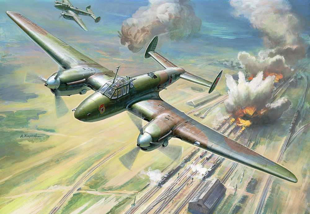 Model Kit letadlo 7283 - Petlyakov Pe-2 (1:72)