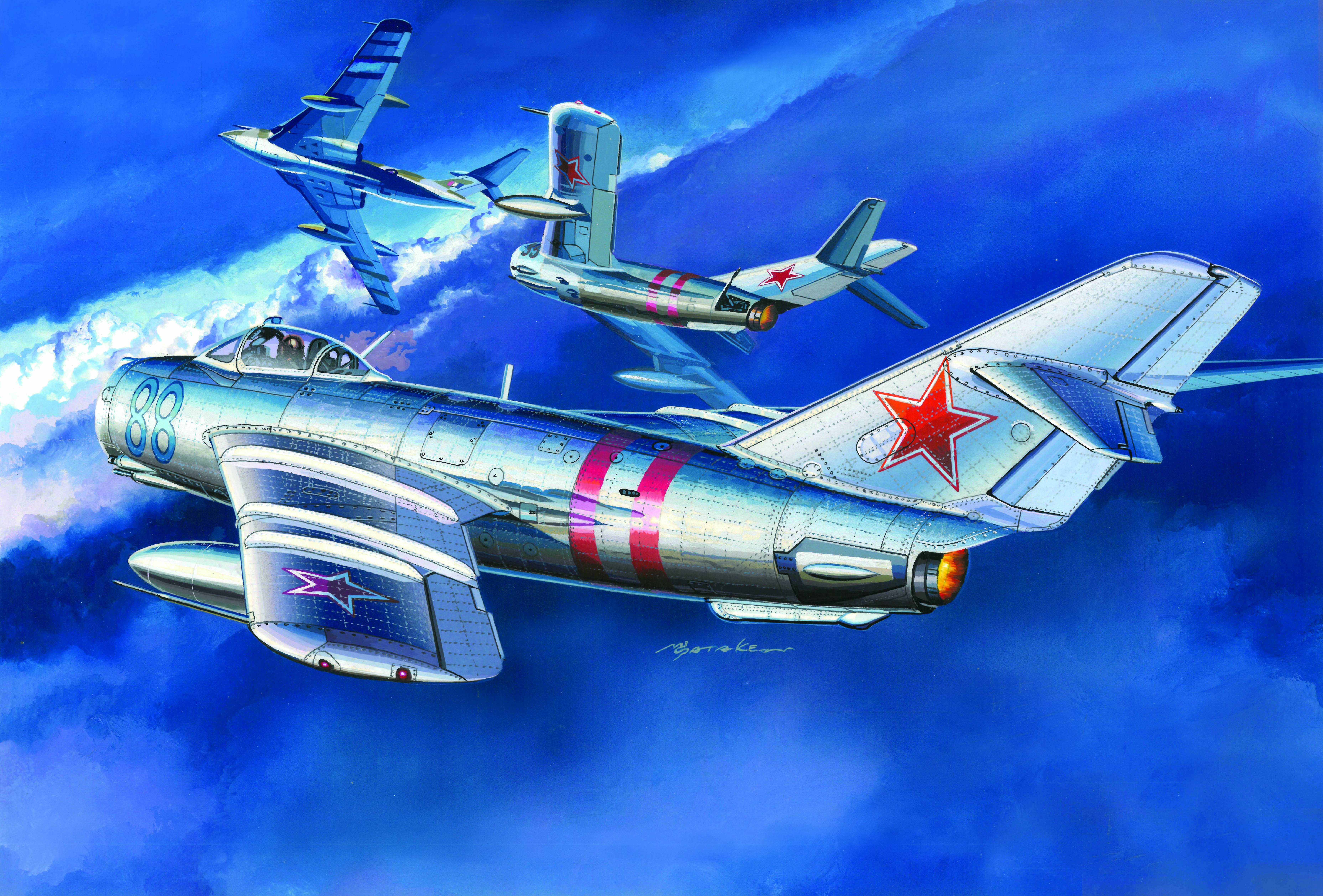 Model Kit letadlo 7318 - MIG-17 "Fresco" (1:72)