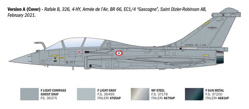 Model Kit letadlo 90092 - Rafale B (1:72)