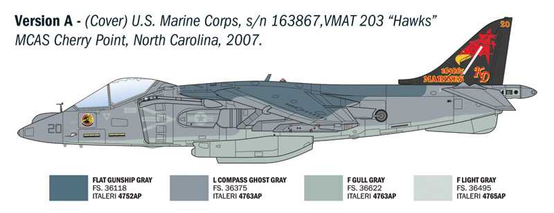 Model Kit letadlo 90193 - AV-8B Harrier II (1:72)