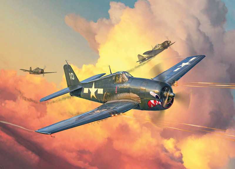 Model Kit letadlo 91213 - F6F-3/5 Hellcat (1:72)