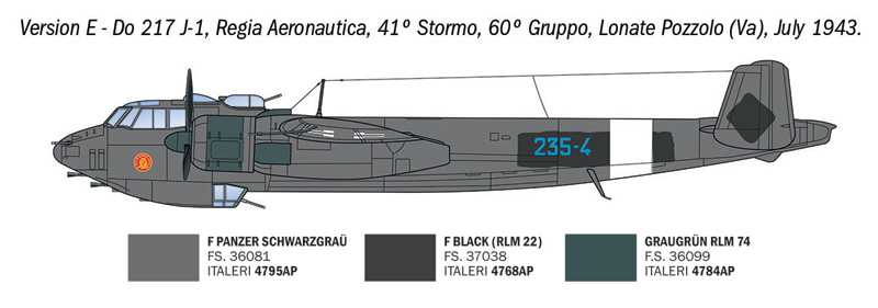 Model Kit letadlo 91266 - Dornier Do 217 J1/J2 Nachtjäger (1:72)