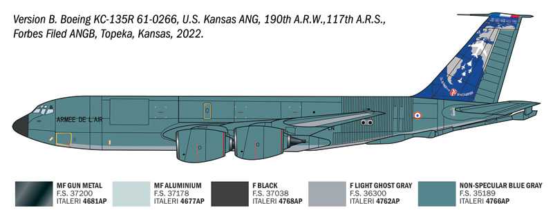 Model Kit letadlo 91281 - KC-135 R/FR Stratotanker (1:72)