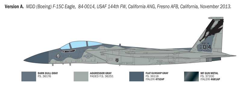 Model Kit letadlo 92763 - F-15C Eagle (1:48)