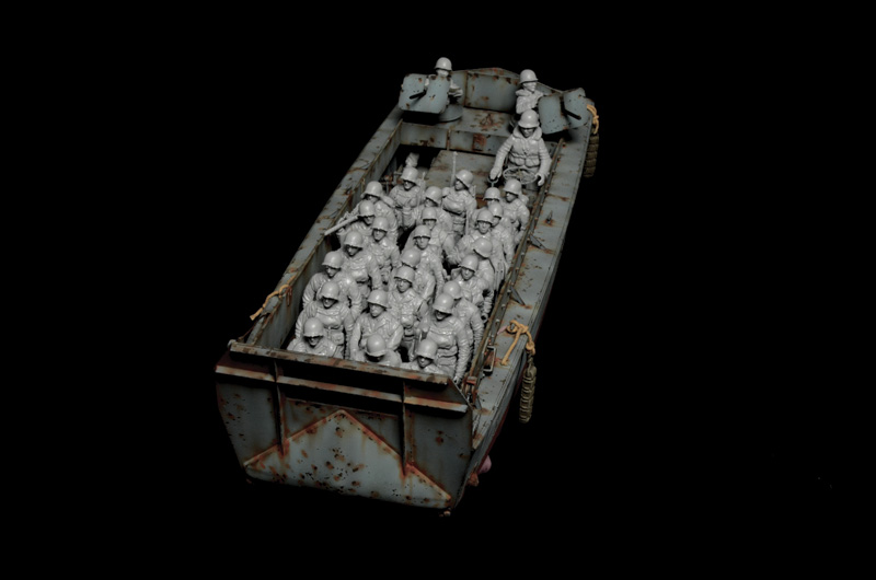 Model Kit loď 6524 - LCVP with US INFANTRY (1:35)