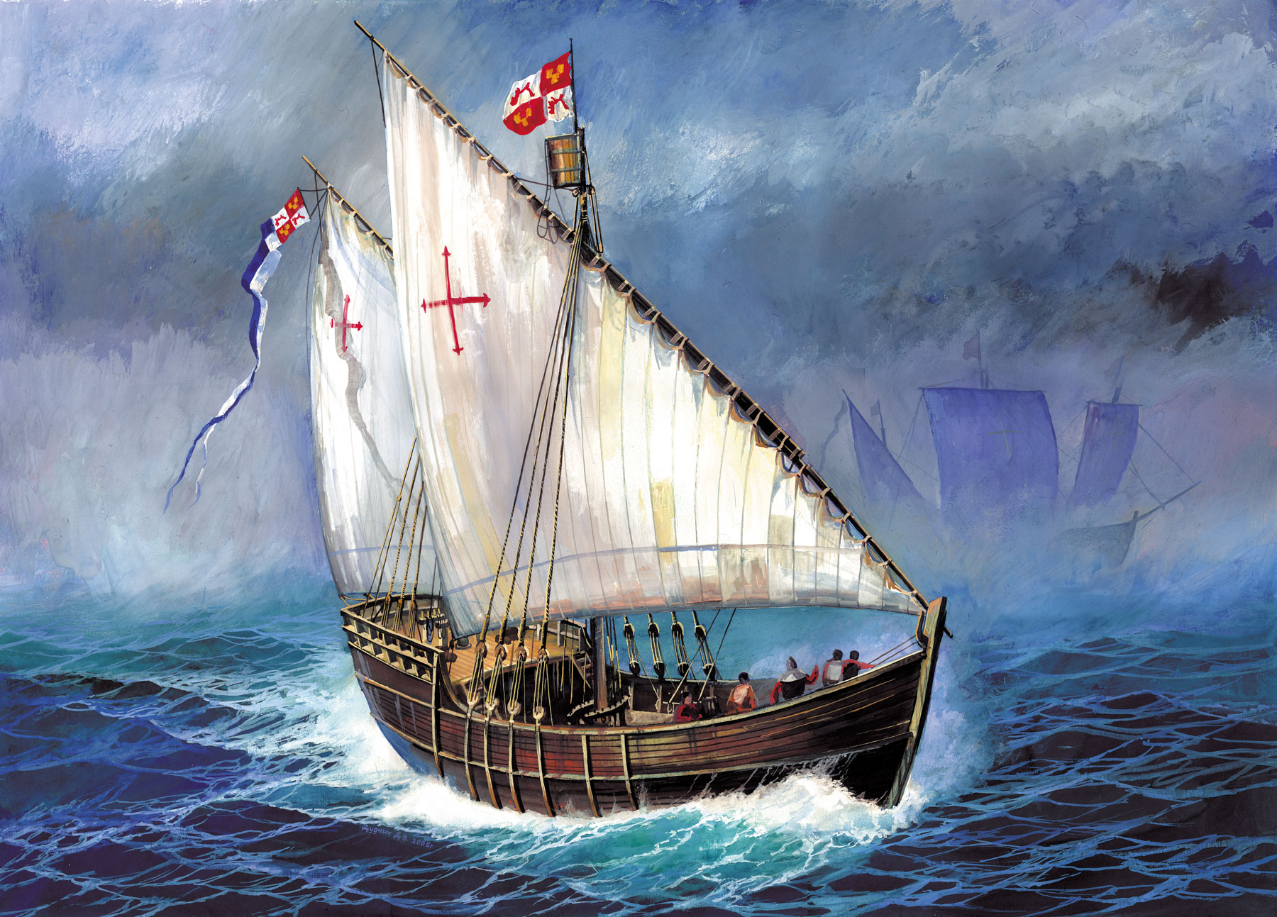 Model Kit loď 9005 - Caravel "Nina" (1:100)