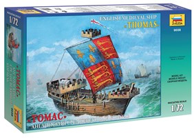 Model Kit loď 9038 - English Medieval Ship Thomas (1:72)