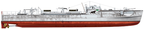 Model Kit loď PRM edice 5603 - SCHNELLBOOT TYP S-100 (1:35)