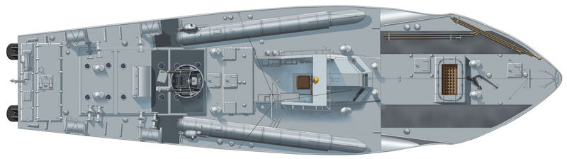 Model Kit loď PRM edice 5610 - VOSPER 72''6' MTB 77 (1:35)