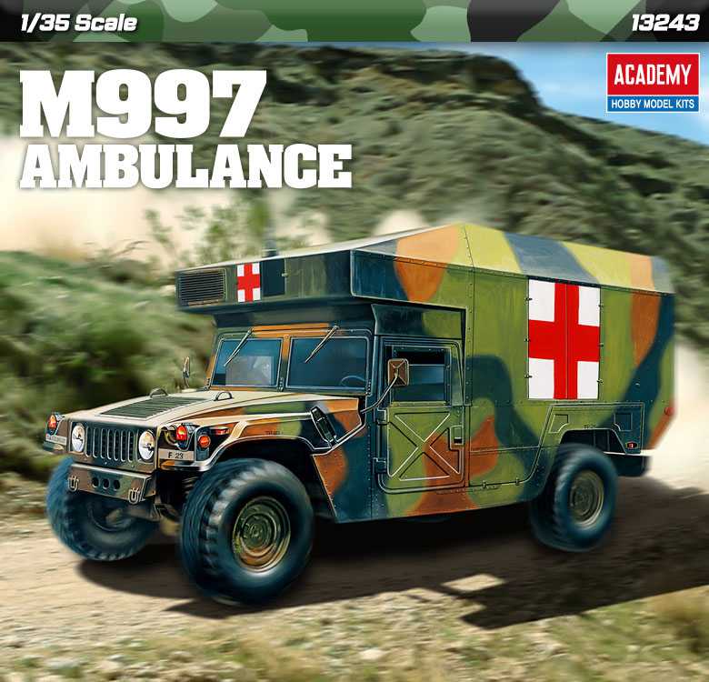 Model Kit military 13243 - M997 MAXI AMBULANCE (1:35)