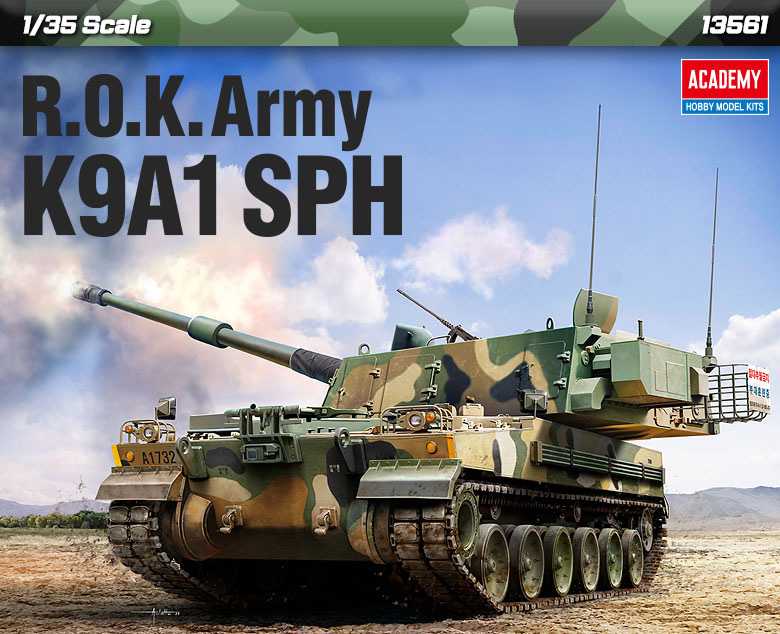 Model Kit military 13561 - R.O.K. Army K9A1 SPH (1:35)