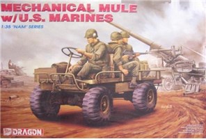 Model Kit military 3317 - MECH.MULES w/US MARINES (1:35)