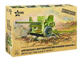 Model Kit military 3518 - British Anti-Tank Gun QF 6-PDR MK-II (1:35)