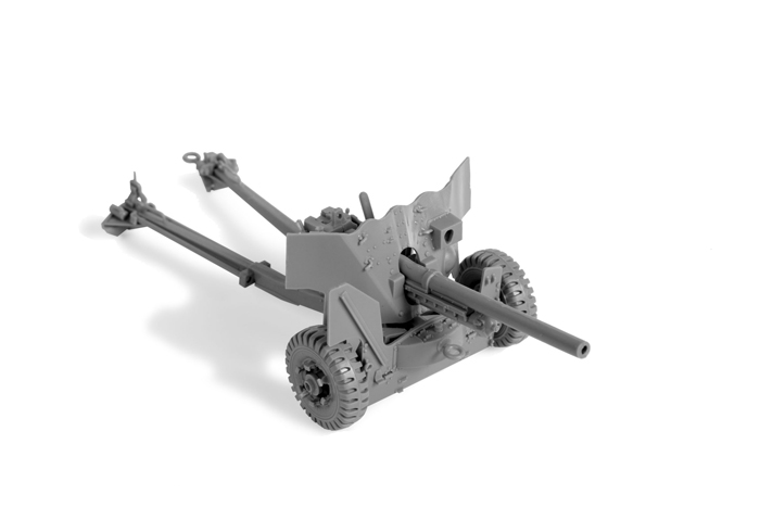 Model Kit military 3518 - British Anti-Tank Gun QF 6-PDR MK-II (1:35)