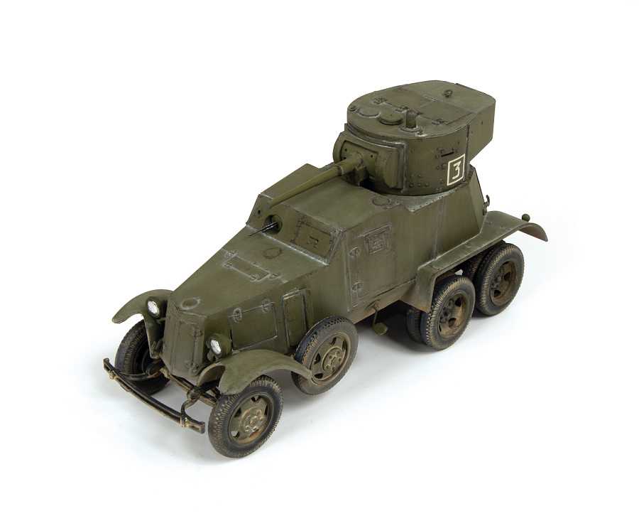 Model Kit military 3546 - BA-3 Armored Car (re-release) (1:35)