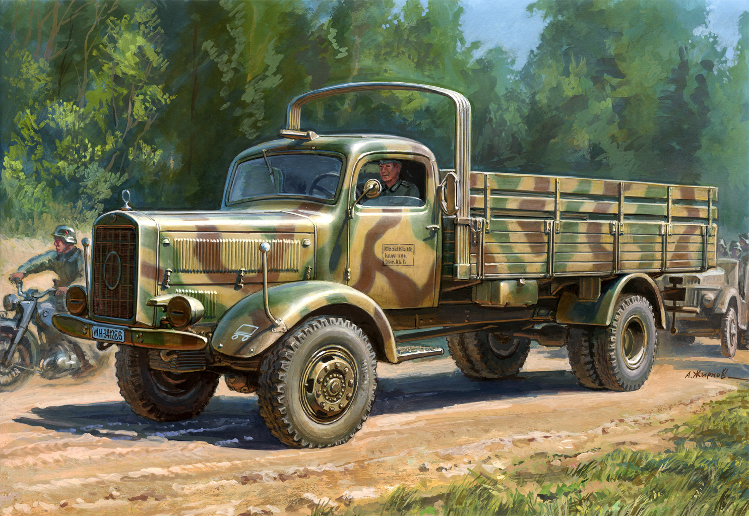 Model Kit military 3596 - German Heavy Truck L4500A (1:35)