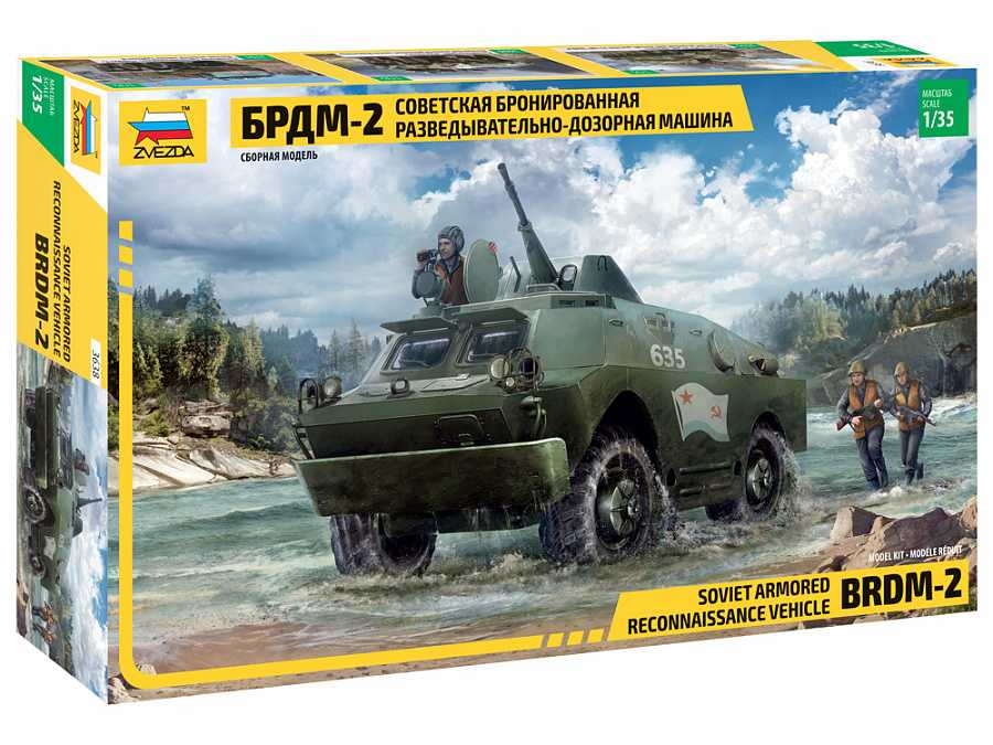 Model Kit military 3638 - BRDM-2 Russian Armored Car (1:35)