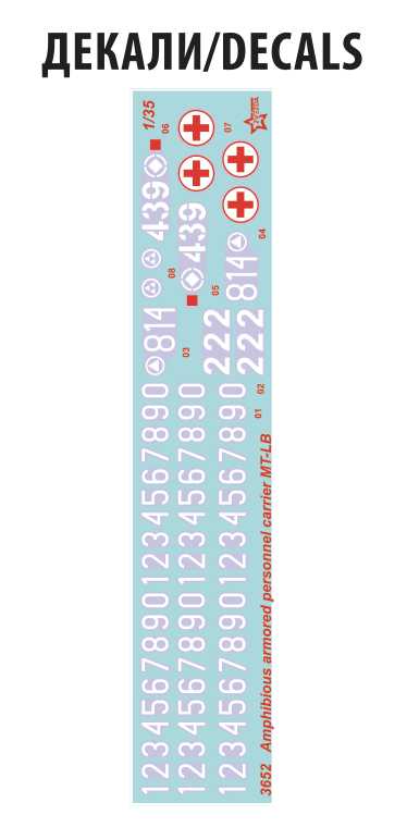 Model Kit military 3652 - MT-LB (1:35)