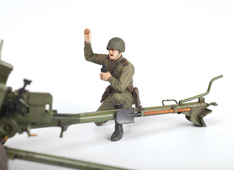 Model Kit military 3671 - ZIS-3 with crew (1:35)