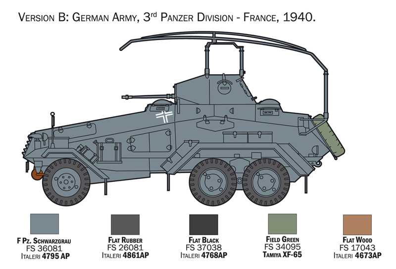 Model Kit military 6433 - Sd. Kfz. 232 6 Rad. (1:35)