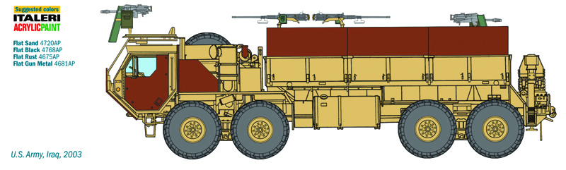Model Kit military 6510 - HEMTT Gun Truck (1:35)