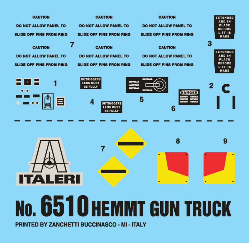 Model Kit military 6510 - HEMTT Gun Truck (1:35)