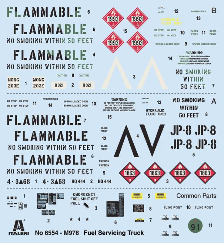 Model Kit military 6554 - M978 Fuel Servicing Truck (1:35)