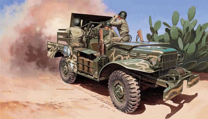 Model Kit military 6555 - M6 GUN MOTOR CARRIAGE WC-55 (1:35)