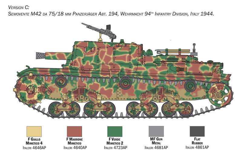 Model Kit military 6569 - Semovente M42 da 75/18 (1:35)