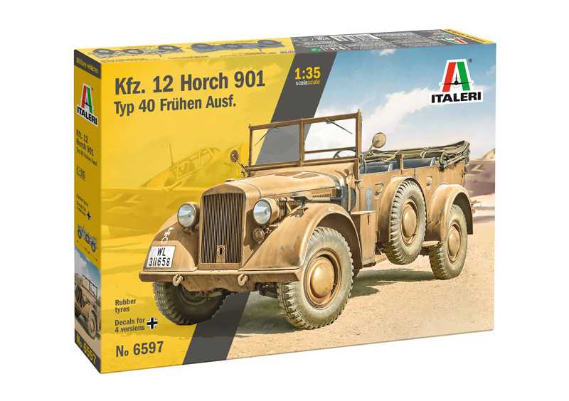 Model Kit military 6597 - Kfz. 12 Horch 901 typ 40 frühen Ausf (1:35)