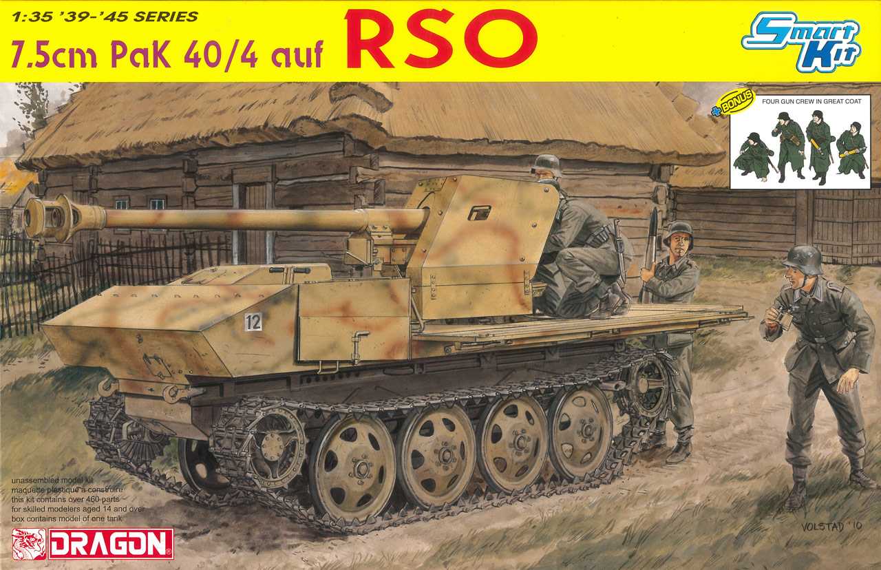 Model Kit military 6640 -7.5cm PaK 40/4 auf RSO (1:35)