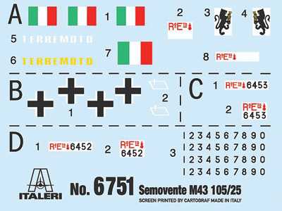 Model Kit military 6751 - Semovente M43 “Bassotto” (1:35)