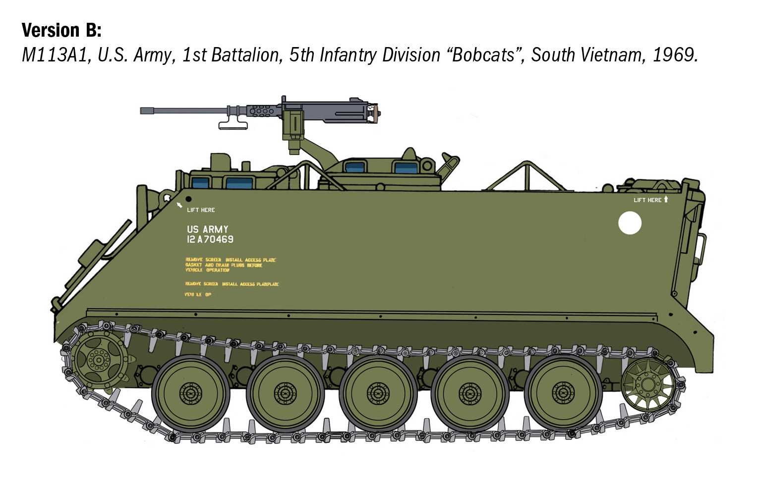 Model Kit military 6753 - M113A1 (1:35)