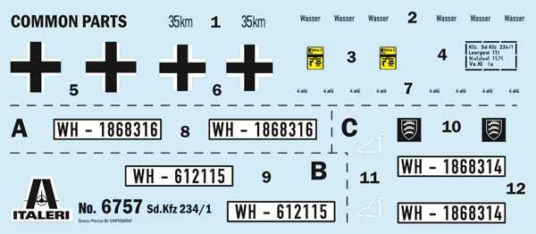 Model Kit military 6757 - Sd.Kfz. 234/1 (1:35)
