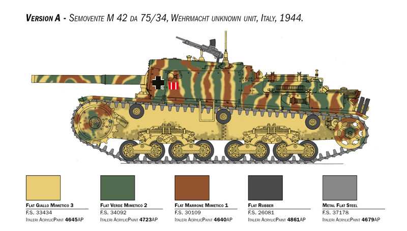 Model Kit military 6759 - Semovente M42 da 75/34 Upgrade Edition (1:35)