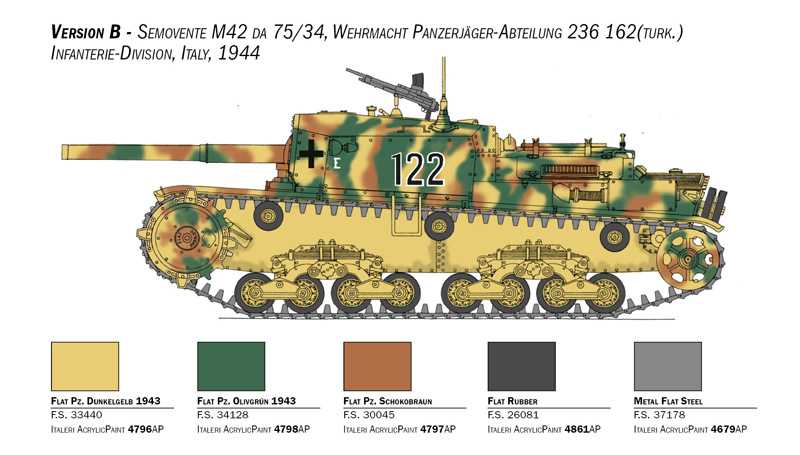 Model Kit military 6759 - Semovente M42 da 75/34 Upgrade Edition (1:35)
