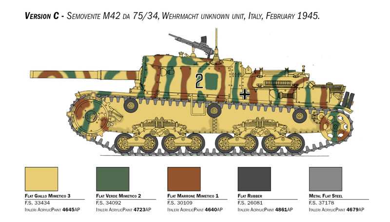 Model Kit military 6759 - Semovente M42 da 75/34 Upgrade Edition (1:35)