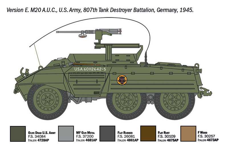 Model Kit military 7087 - M8 Greyhound / M20 (1:72)