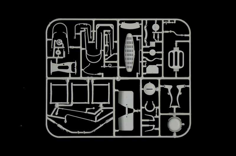 Model Kit military 7403 - German Military Motorcycle with Sidecar (1:9)