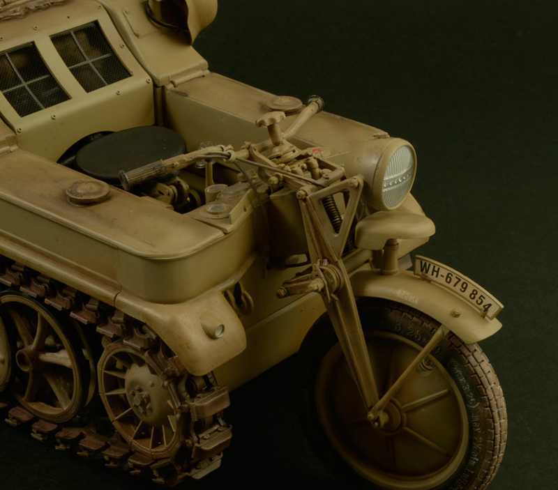 Model Kit military 7404 - HK 101 KETTENKRAD (1:9)