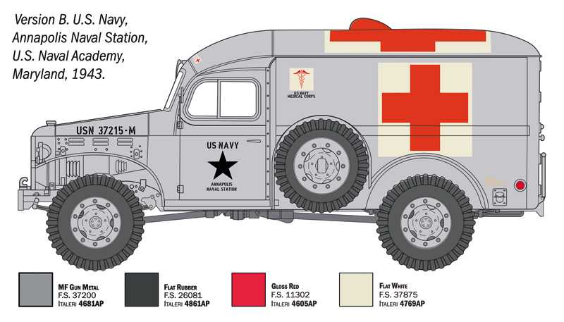 Model Kit military 90226 - Dodge WC54 Ambulance (1:35)