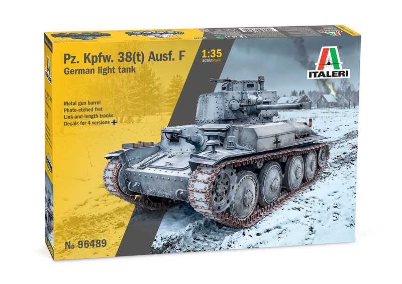 Model Kit military 96489 - Pz. Kpfw. 38(t) Ausf. F "Ghost Division" (1:35)
